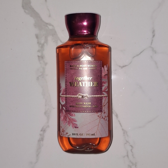 NEW Bath & Body Works Together Weather Body Wash Shower Discontinued Scent Cozy - Picture 2 of 4